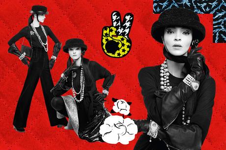 Patchs et pop art pour la nouvelle campagne Chanel par Karl Lagerfeld...