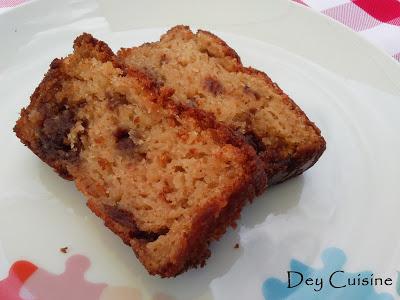 Apple cake au chocolat