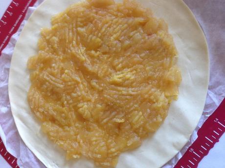 tarte grillé étape 1