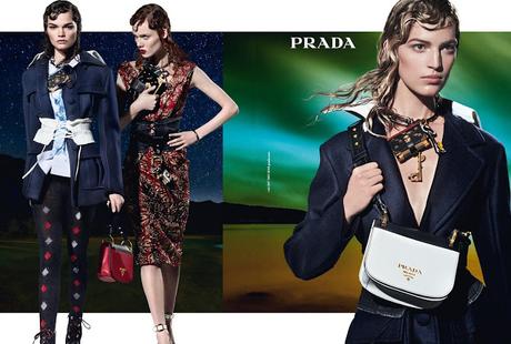 Campagne de publicité Femme Prada par Steven Meisel   automne hiver 2016 2017