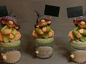 dragée avec bébé lutin porcelaine froide