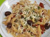 Pennes thon tomates confites