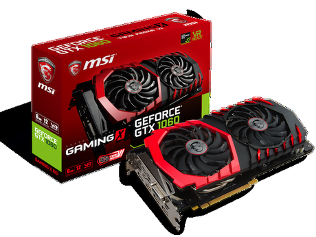 MSI présente ses cartes graphiques GeForce GTX 1060 MSI GeForce GTX 1060 GAMING X 6G screen