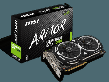 MSI présente ses cartes graphiques GeForce GTX 1060 MSI GeForce GTX 1060 ARMOR screen