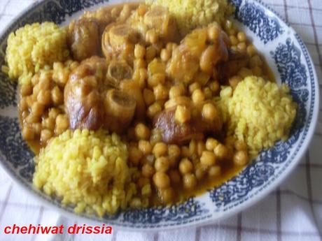 pieds de veau aux pois chiches(kar3ine)  chehiwat drissia