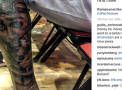 Kevin Durant nouveau tatouage: tête Tupac