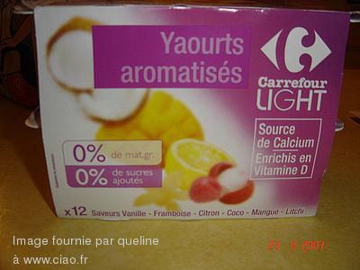 yaourt 0 aromatise regime dukan