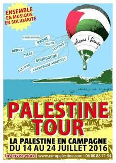 En route pour le Palestine Tour !