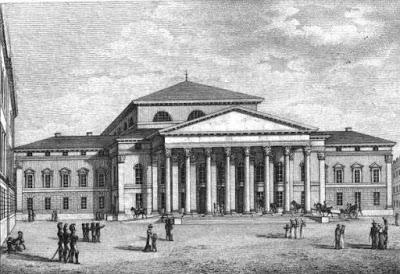 Munich, description du nouveau Théâtre de la Cour en 1820