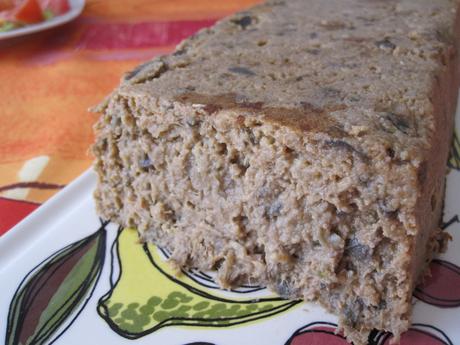 Pain de poisson aux aubergines et au paprika