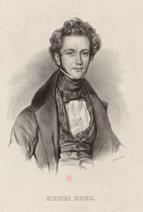Henri Herz en 1834 (Gallica BNF)