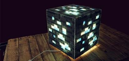 Une lampe inspirée de la saga Minecraft !