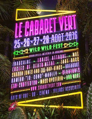 Cet été, soyez éco-festivaliers ! Tous au Festival Cabaret Vert du 25 au 28 août 2016 à Charleville-Mézières en Ardenne.