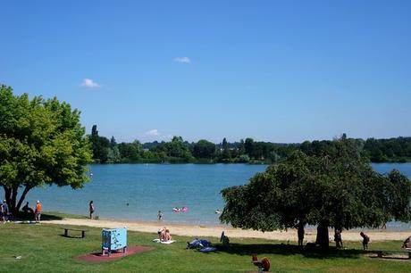 bourg-en-bresse base loisirs bouvent lac plage