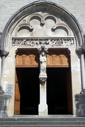 ain abbaye ambronay église portail