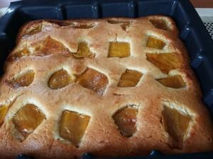 Financier géant à la mangue Cliquer sur les photos pour les agrandir