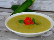 Velouté froid courgettes basilic