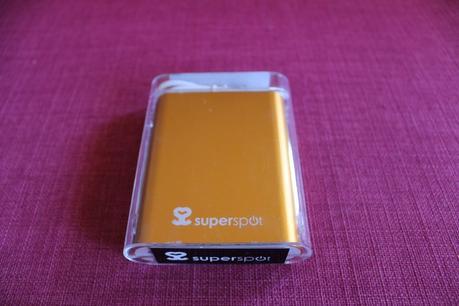 TestChargeur portable 10400mAh SuperSpot Mobilefun.fr screen1