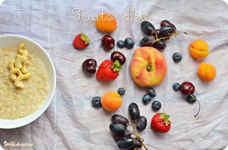 Porridge d'avoine d'été : un petit déjeuner sans gluten(vegan)