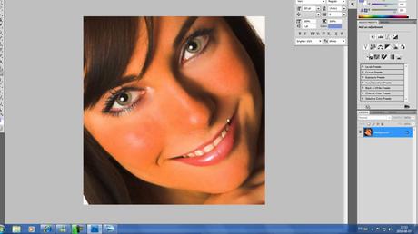 peau bronzee photoshop