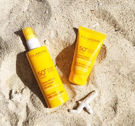 Objectif indice 50+ avec mes crèmes solaires Clarins