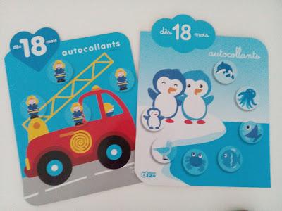 Dans sa bibliothèque, il y a... #4 : ses premières activités d'autocollants repositionnables de chez Lito