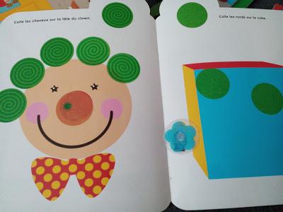 Dans sa bibliothèque, il y a... #4 : ses premières activités d'autocollants repositionnables de chez Lito