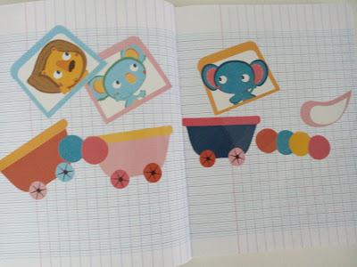 Dans sa bibliothèque, il y a... #4 : ses premières activités d'autocollants repositionnables de chez Lito