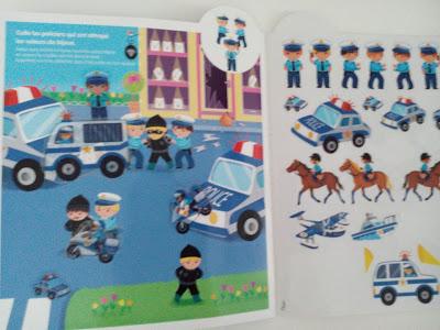 Dans sa bibliothèque, il y a... #4 : ses premières activités d'autocollants repositionnables de chez Lito