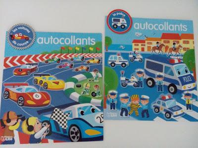 Dans sa bibliothèque, il y a... #4 : ses premières activités d'autocollants repositionnables de chez Lito