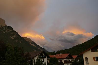 Ciel d´orage à Mittenwald