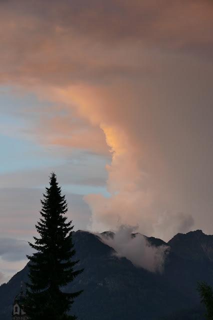 Ciel d´orage à Mittenwald