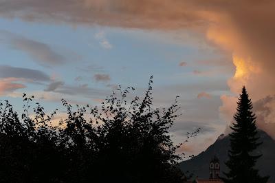 Ciel d´orage à Mittenwald