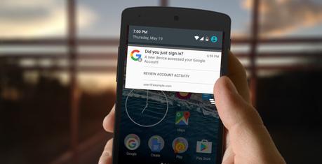 Android vous avertira dès qu’un autre appareil se connecte à votre compte Google