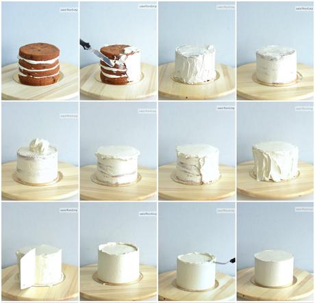 collage layer cake