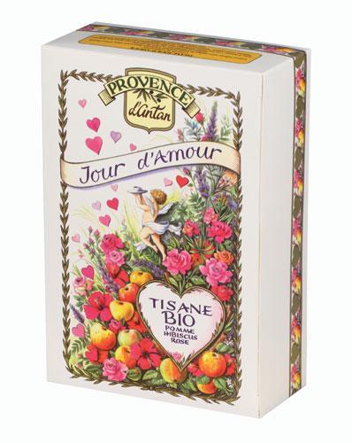Tisane jour d'amour bio recharge Provence d'Antan