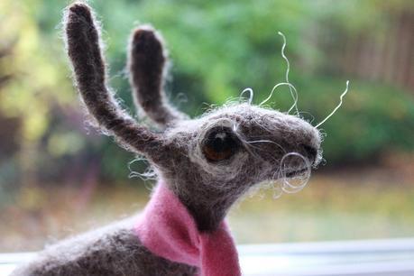 Dee McCracken – wool bunny sculpture