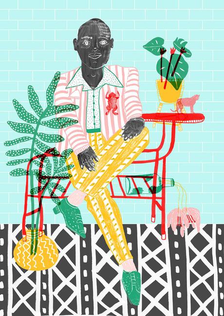 Unique fashion and food illustrations by Camilla Perkins