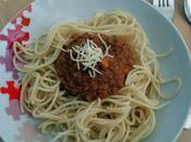 Spaghetti bolognaise veggie