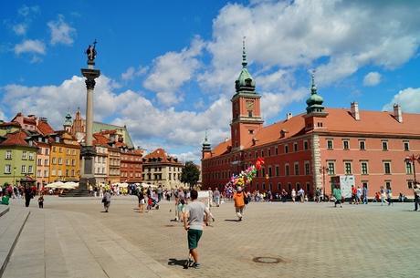 Le quartier historique de Varsovie en Pologne