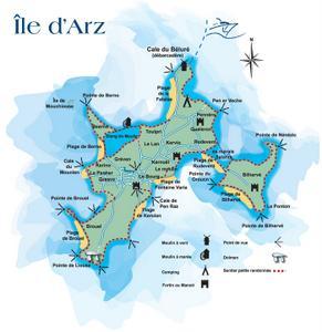 ile d'Arz carte