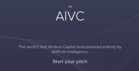 L'interface du site The AI VC