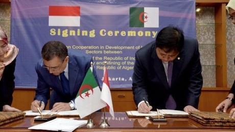 Algérie-Indonésie: mémorandum d’entente dans le secteur industriel