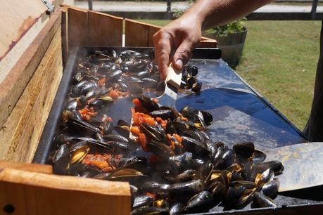 MOULES TOMATES CHORIZO PLANCHA MOULES TOMATES CHORIZO PLANCHA