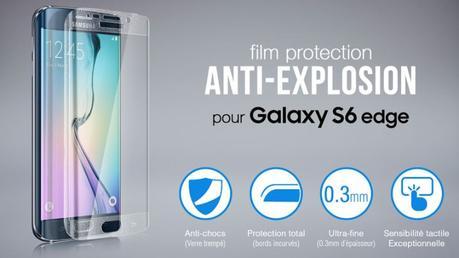 Test Protection en Verre trempé pour Samsung Galaxy S6 Edge 1