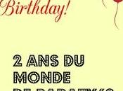 Anniversaire blog