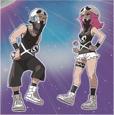 Pokémon Lune et Pokémon Soleil Team Skull Sbires