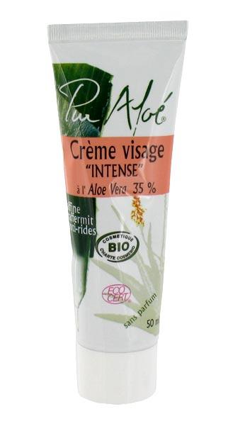  crème visage intense à l'aloe vera Pur Aloe