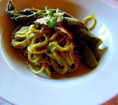 Pâtes au pesto du printemps... et au Pâtes au pesto du printemps... et au