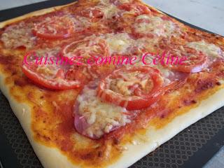Pizza tomate bacon